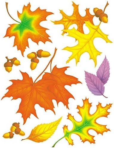 Fall Leaves Windo Clings