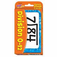Pocket Flash Cards Division 0-12