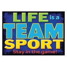 Life is a Team Sport Poster