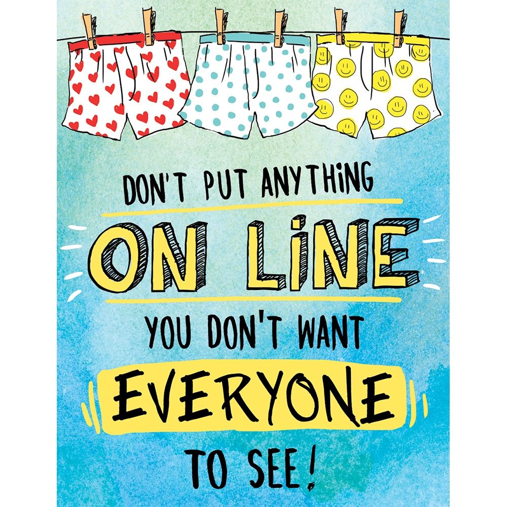 Don&#39;t Put Anything Online Poster