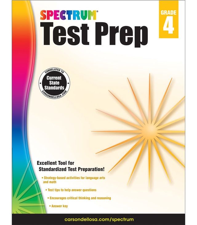 GR 4 Spectrum Test Prep Workbook