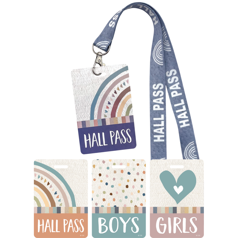 Everyone is Welcome Hall Pass Lanyards
