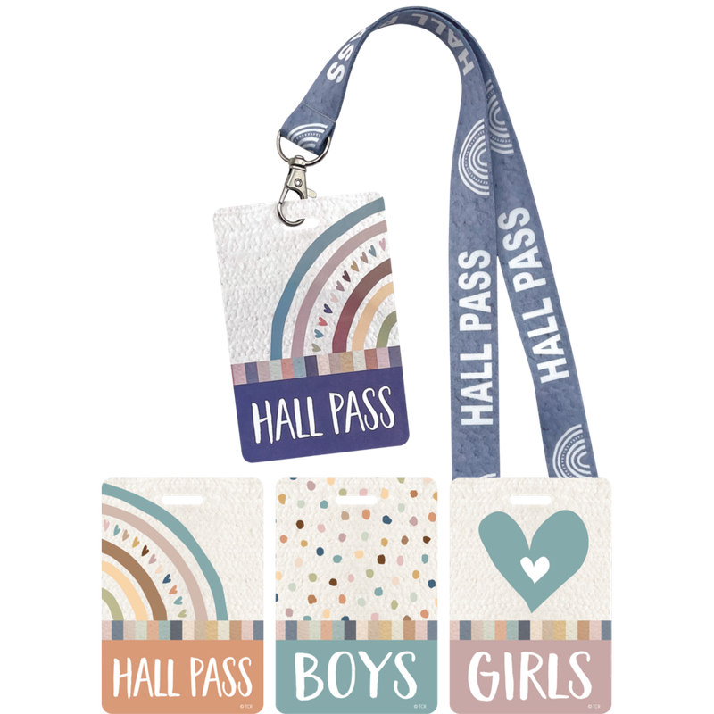 Everyone is Welcome Hall Pass Lanyards