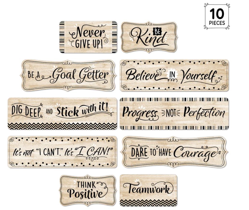 Core Decor Mindset Matters Headlines Mini Bulletin Board