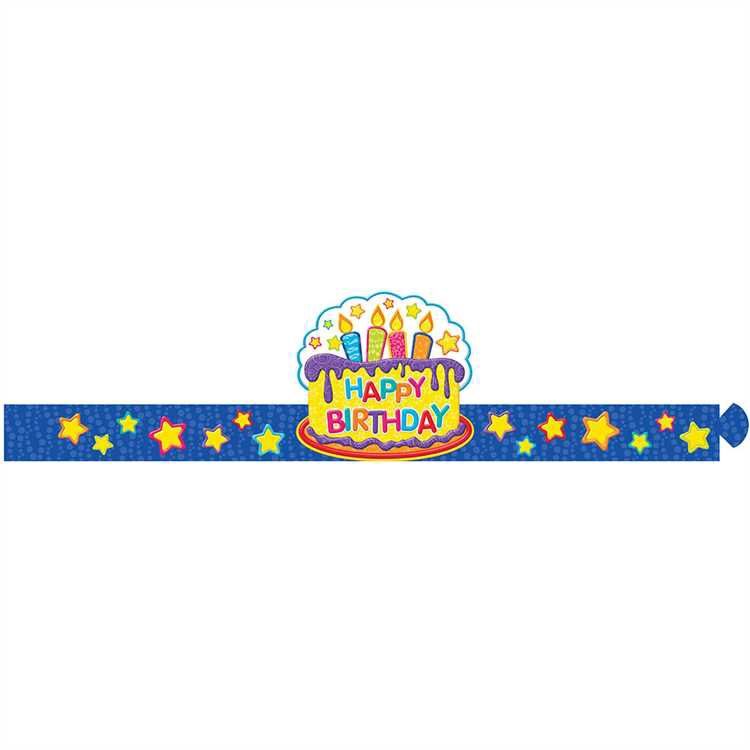 Color My World Birthday Hats