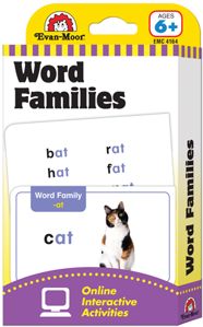 Word Families Flash Cards Grades K+
