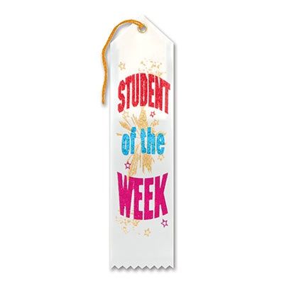 Student Of The Week Award Ribbon