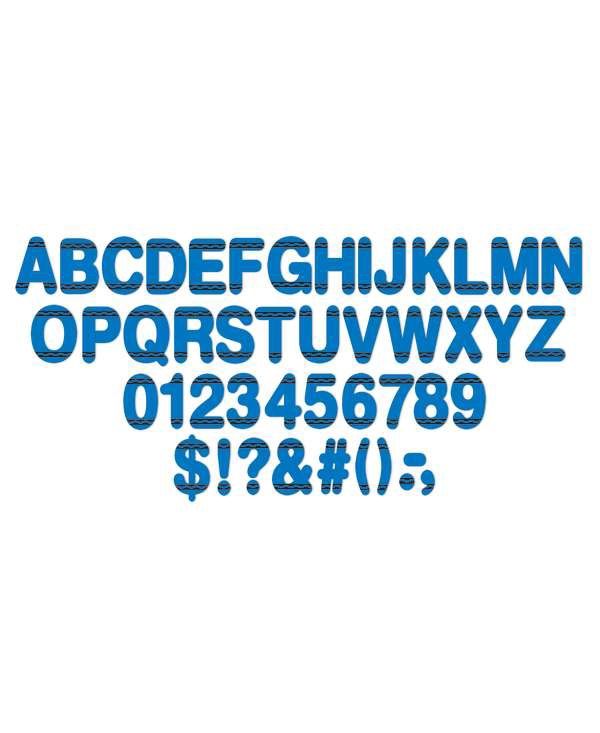 Crayola Deco Letters, Blue
