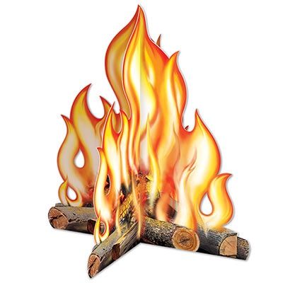 12&quot; 3D Campfire Centerpiece