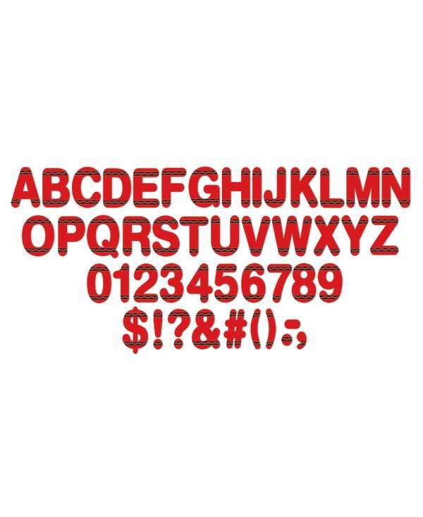 Crayola Deco Letters, Red