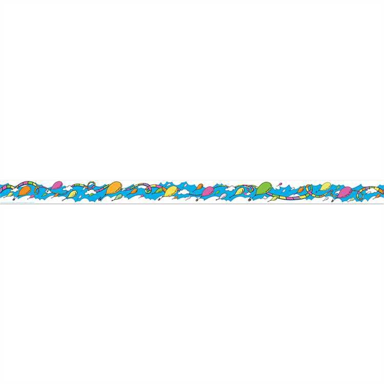 Dr. Seuss Oh the Places You&#39;ll Go Balloons Deco Trim