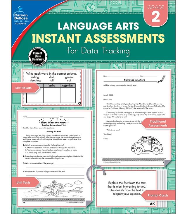GR 2 Language Arts Instant Assessments/Data Tracking Resource Book