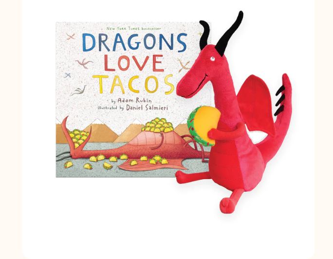 10&quot; Dragons Love Tacos Plush Doll w/Book