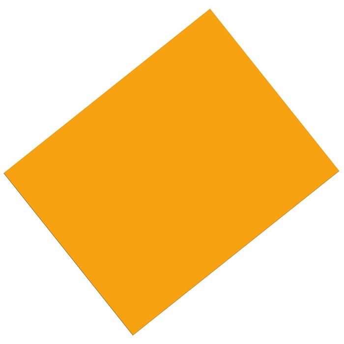 Orange Poster Board 22x28 Coated