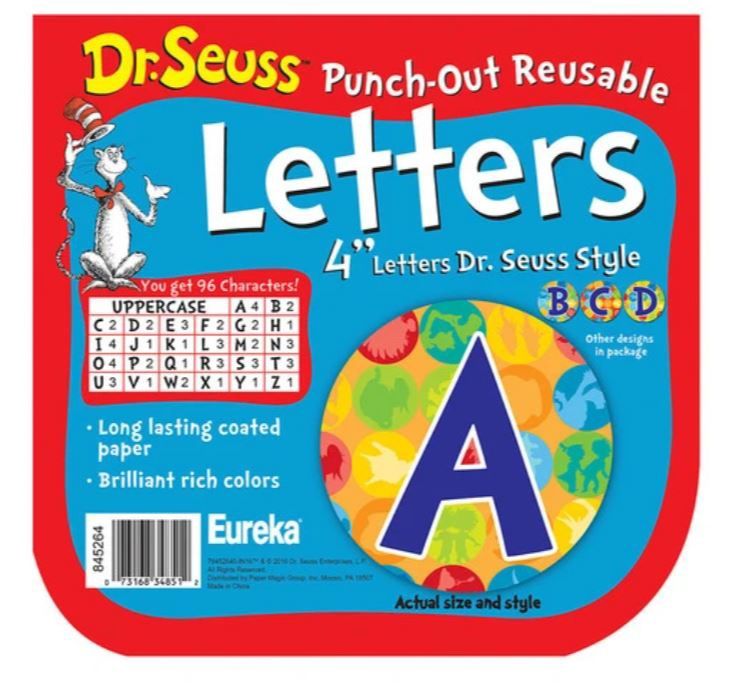 Dr. Seuss Spot On Deco Letters