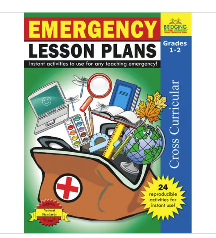 Emergency Lesson Plans Grades 1-2
