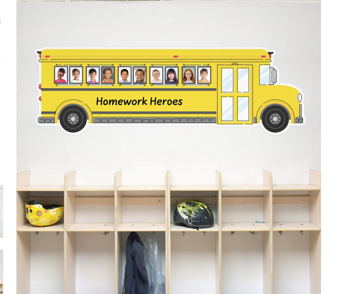 Core Decor School Bus Giant Banner