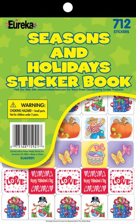 Seasons/Holidays Sticker Book