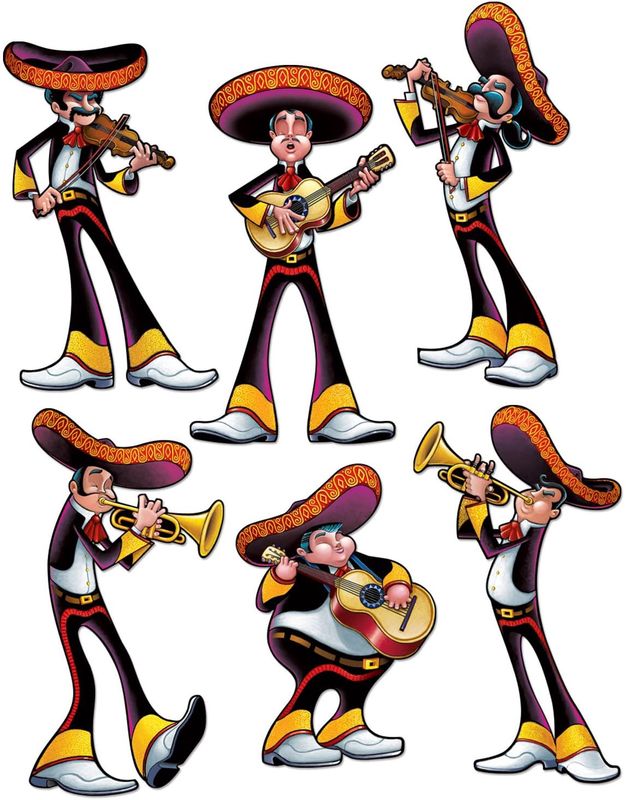 Fiesta Mariachi Cut Outs