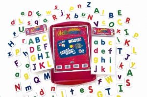 Learning Magnets Letters Activity Kit w/tray