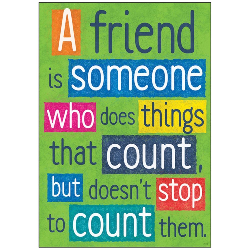 A Friend is Someone Poster