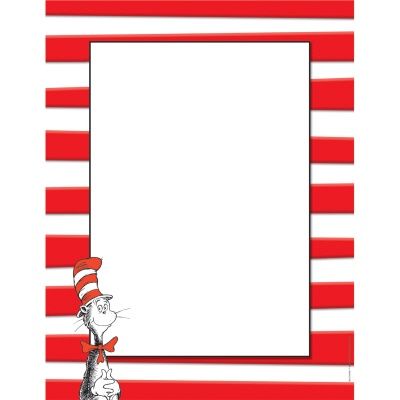 Cat in the Hat Computer Paper