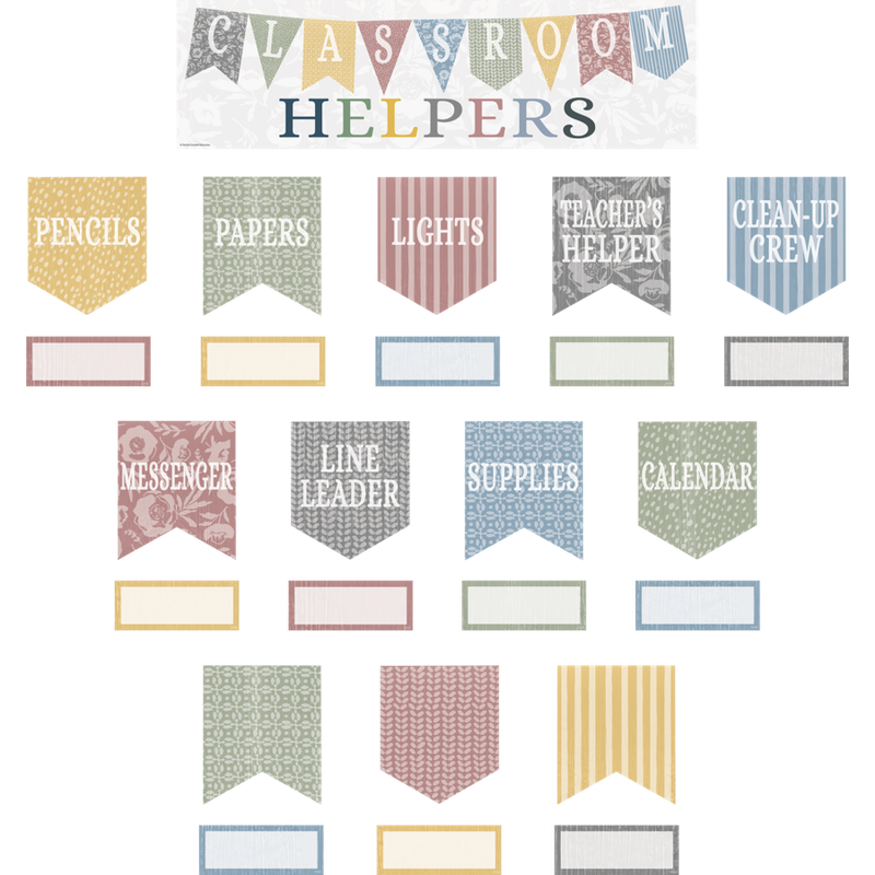 Classroom Cottage Classroom Helpers Mini Bulletin Board