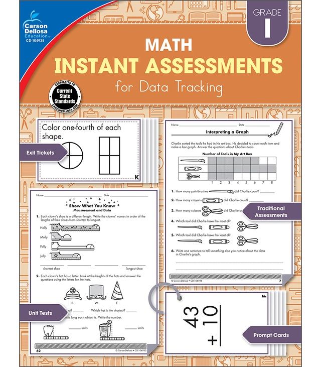 GR 1 Math Instant Assessments/Data Tracking Resource Book