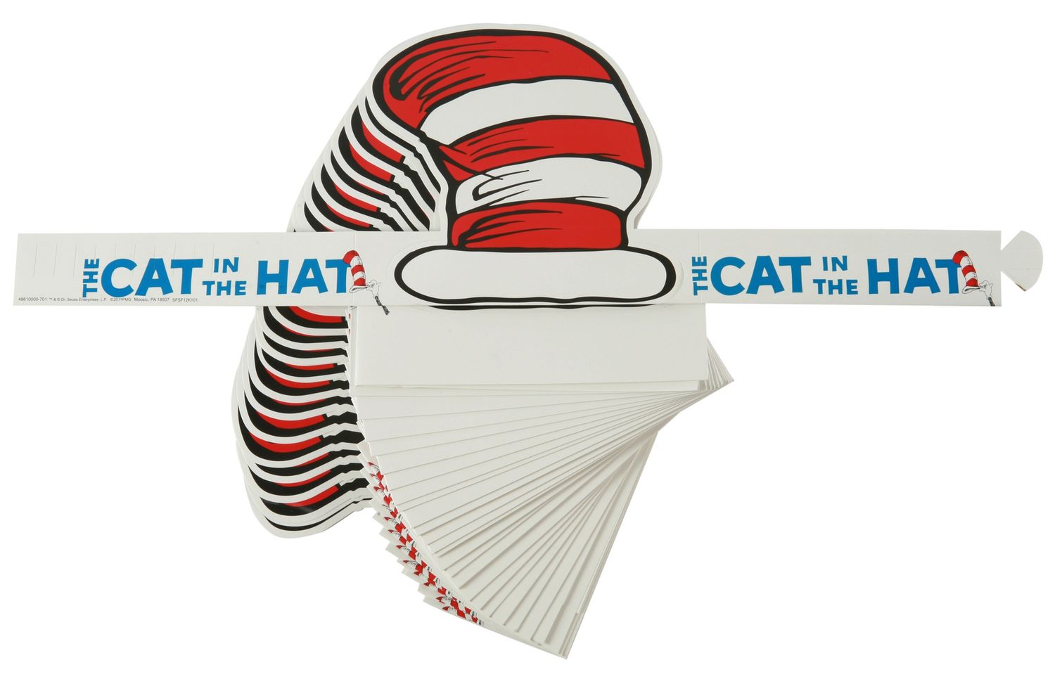 Dr. Seuss Cat&#39;s Hat Wearable Cut Out Hats