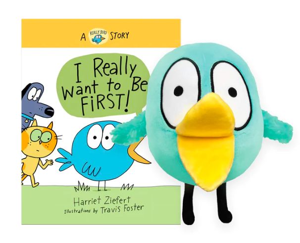 I Really Want to be First! Really Bird Plush w/Book
