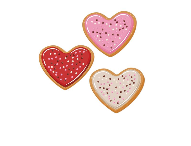 Heart Cookies Cut Outs