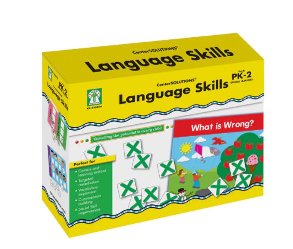 Language Skills File Folder Game Grade PK-2