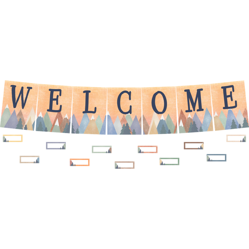 Moving Mountains Welcome Bulletin Board