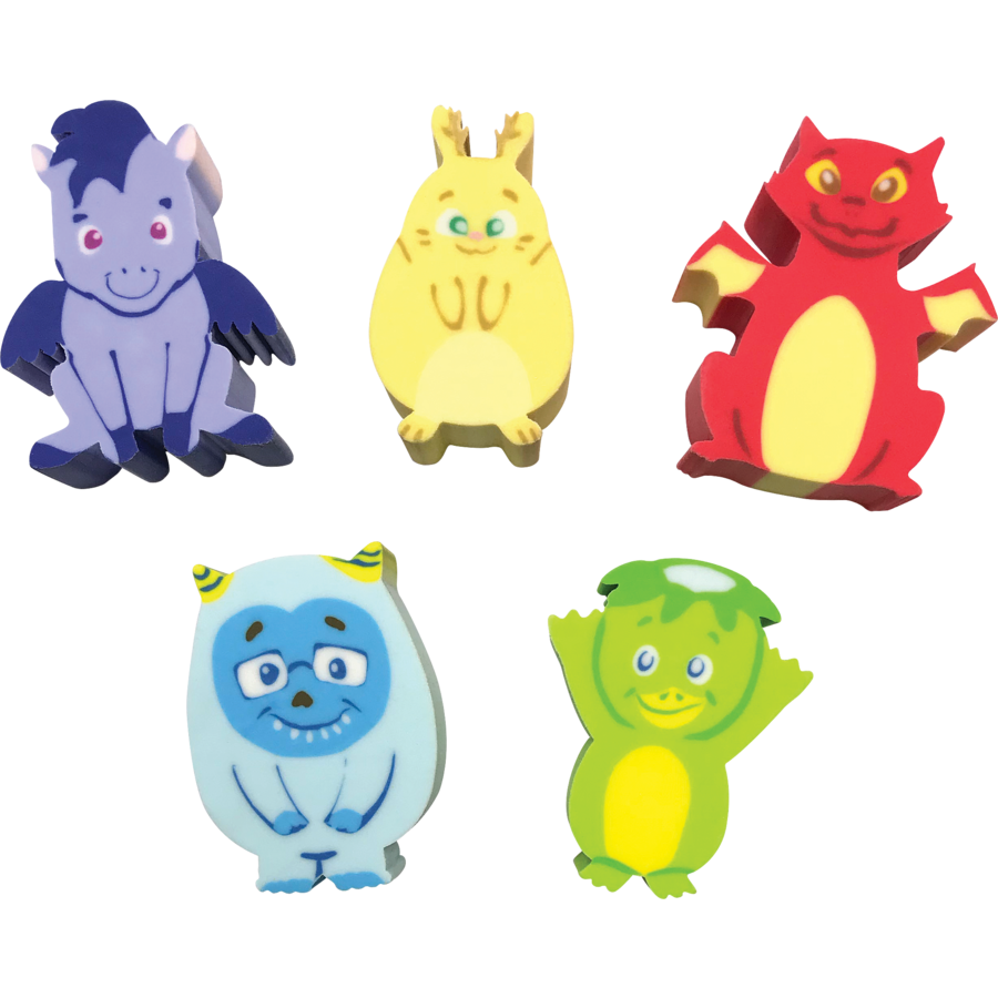 Whatsits Collectable Eraser Mystery Packs: Fantasy Friends