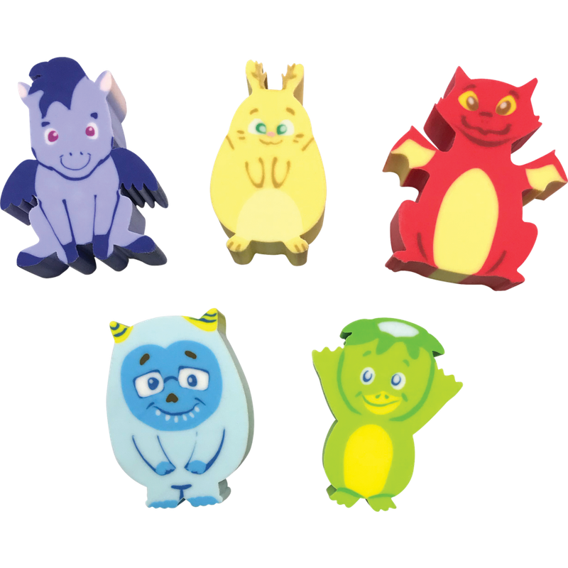 Whatsits Collectable Eraser Mystery Packs: Fantasy Friends