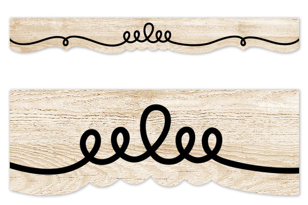 Core Decor Loop-de-Doodle on Wood EZ Border