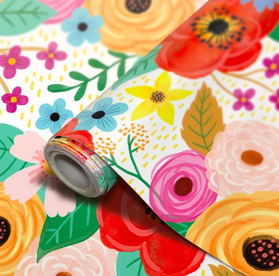 Wildflowers Peel and Stick Decorative Paper