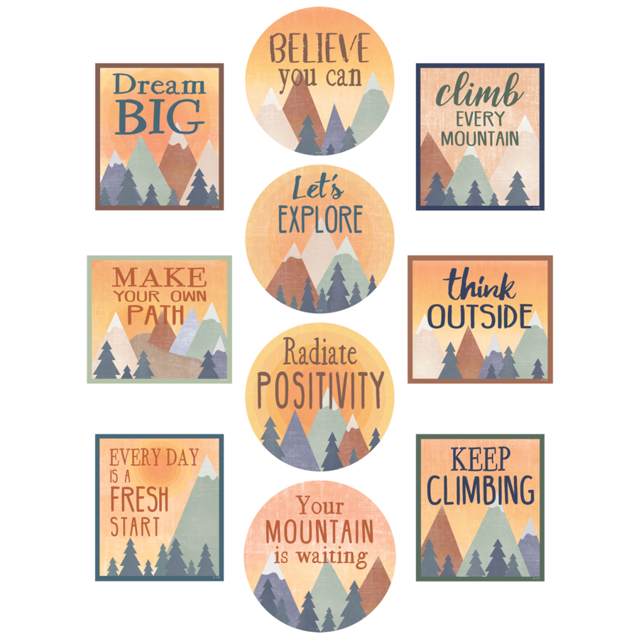 Moving Mountains Positive Sayings Accents