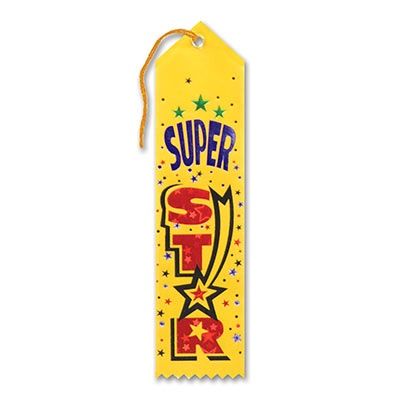 Super Star Award Ribbon 2&quot; x 8&quot;
