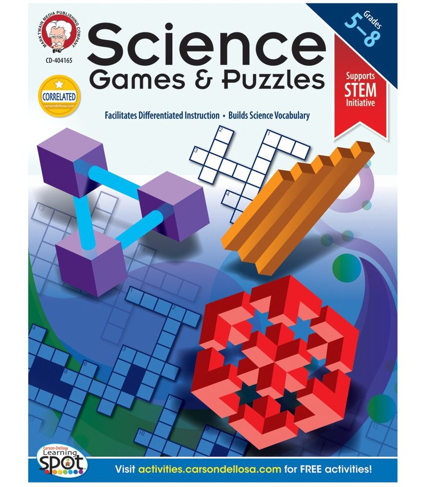 Science Games &amp;amp; Puzzles Resource Book