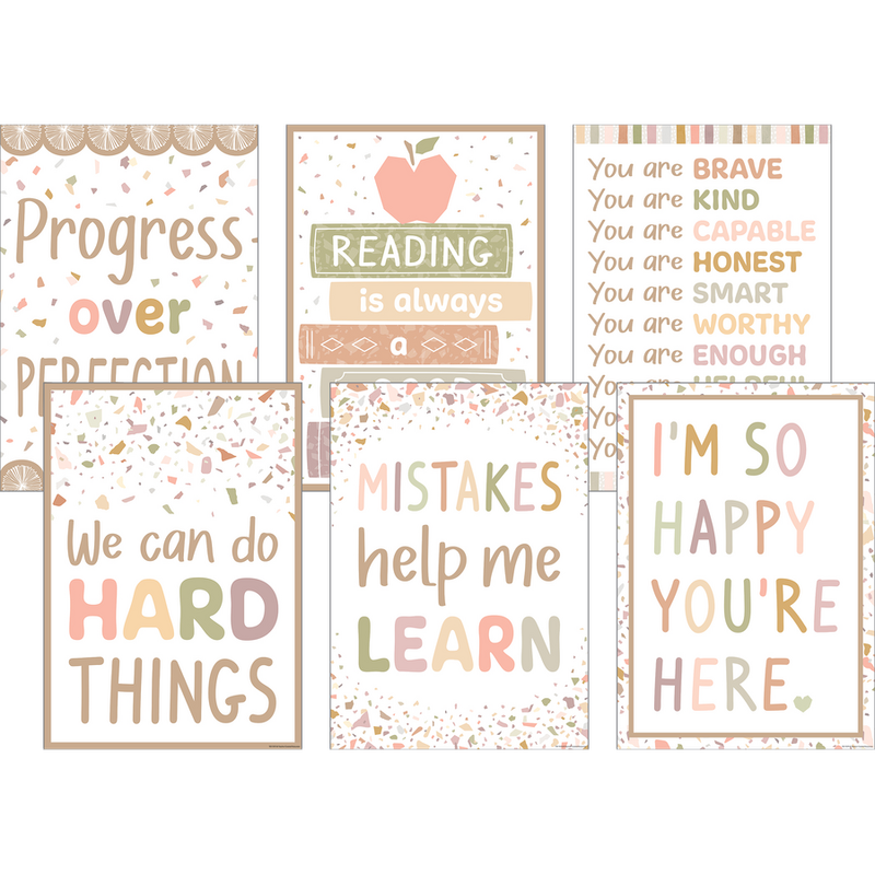Terrazzo Tones Poster Set (6)