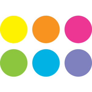 Spot On Floor Markers Bright Circles - 7&quot;