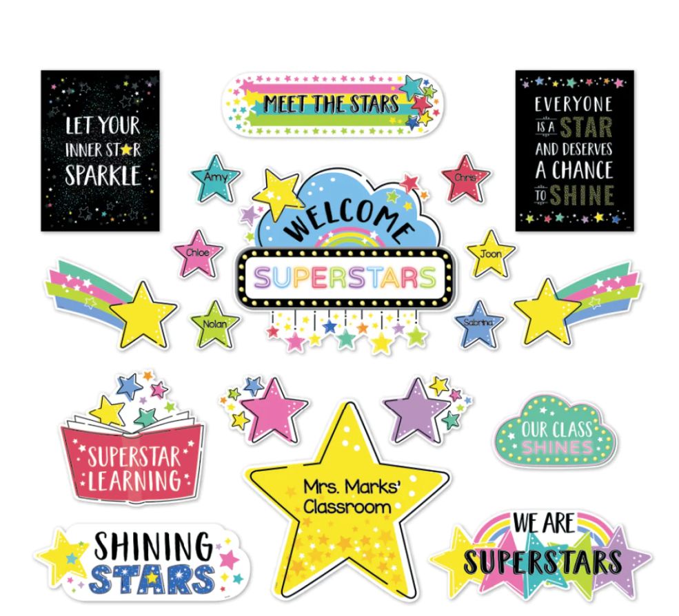 Star Bright Shine Bright Bulletin Board