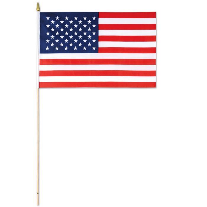 American Flag Fabric 11&quot;x18&quot;