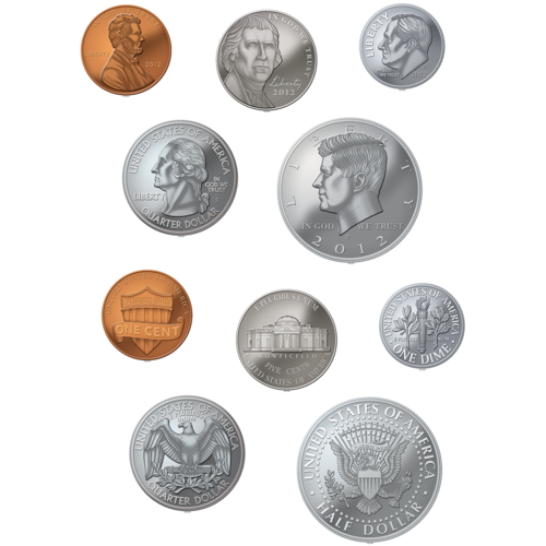 Money Coins Accents