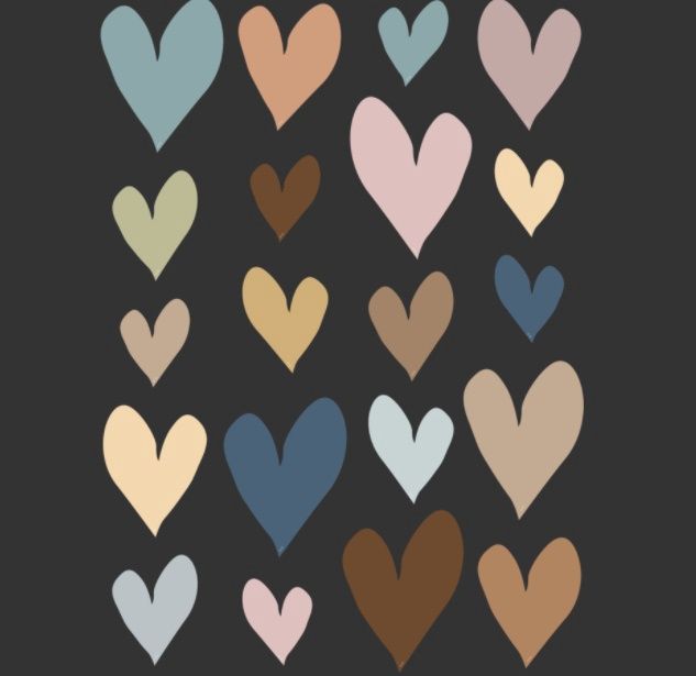 Everyone is Welcome Hearts Accents