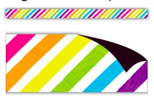Brights 4Ever Stripes Magnetic Border