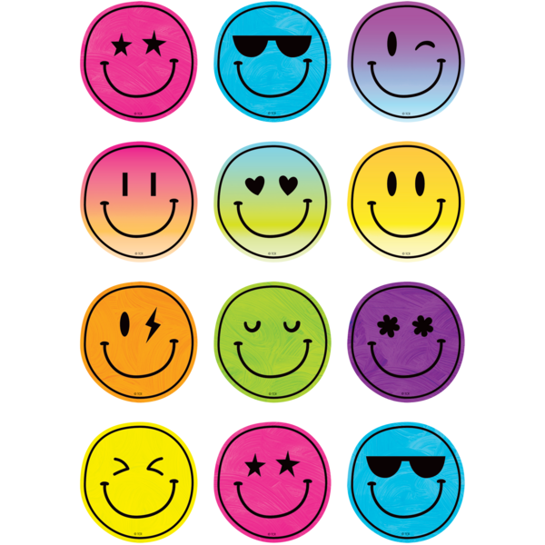 Brights 4Ever Smiley Faces Mini Accents