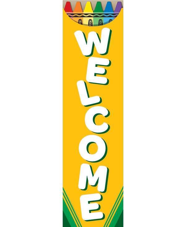 Crayola Welcome Banner