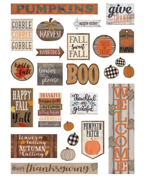 Home Sweet Classroom Happy Fall Mini Bulletin Board